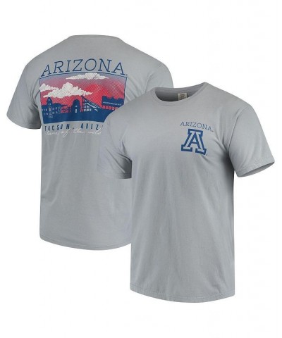 Men's Gray Arizona Wildcats Team Comfort Colors Campus Scenery T-shirt $25.19 T-Shirts